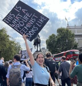 Thousands stand against abortion decriminalisation in Parliament Square, London