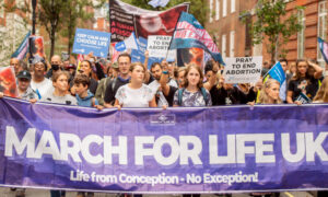 March for Life London 2024.