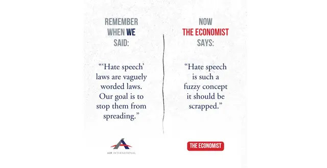 Compate and Contrast, ADF International and the Economist